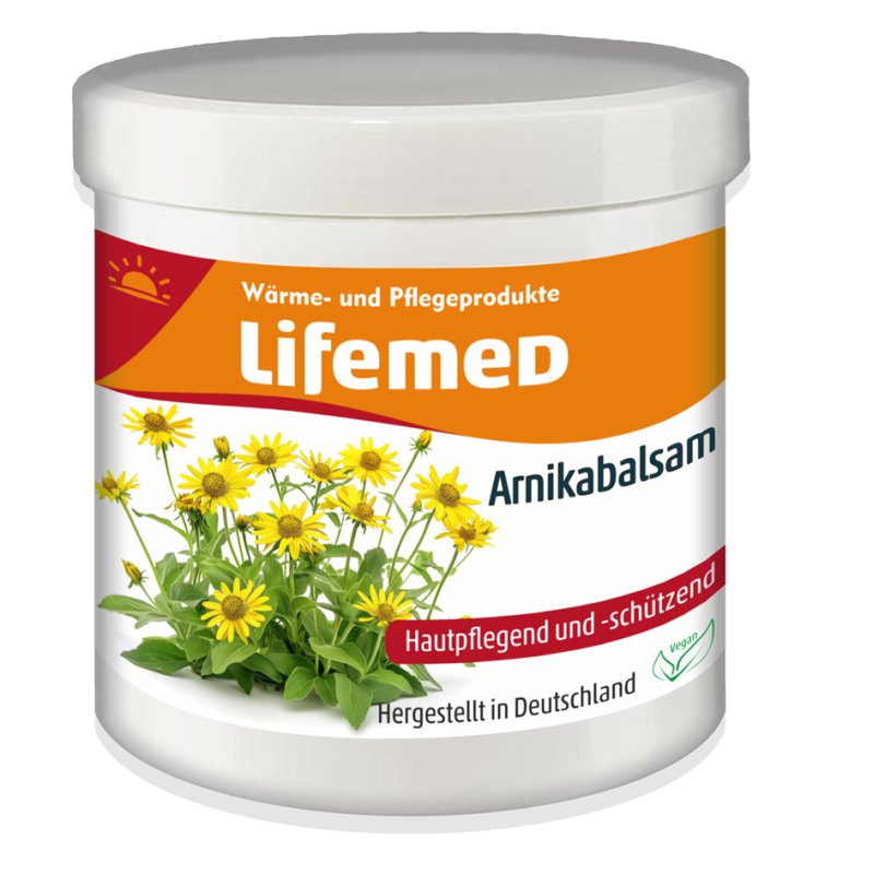 Lifemed arnicabalsem, 100% vegan, regenererend, 250 ml pot